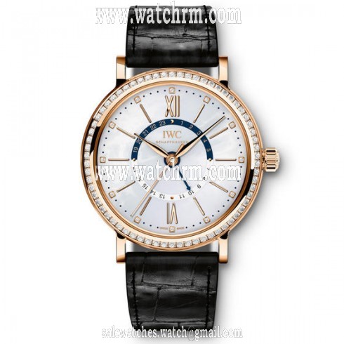IWC Portofino Day and Night Mother of Pearl Dial Diamond Automatic Men's Watch 4591-02