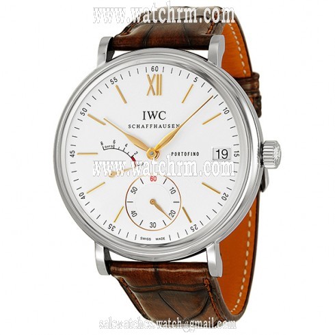 IWC Portofino Hand Wound Eight Days Silver Dial Men's Watch IW510103