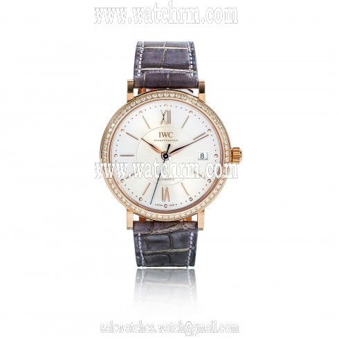 IWC Portofino Silver Dial Diamond Automatic Unisex Watch 4581-07