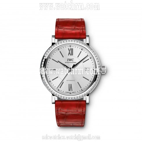 IWC Portofino Silver Dial Diamond Automatic Men's Watch 4581-09