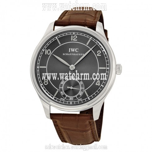 IWC Portugese Vintage Blue Dial Brown Leather Men's Watch IW544504