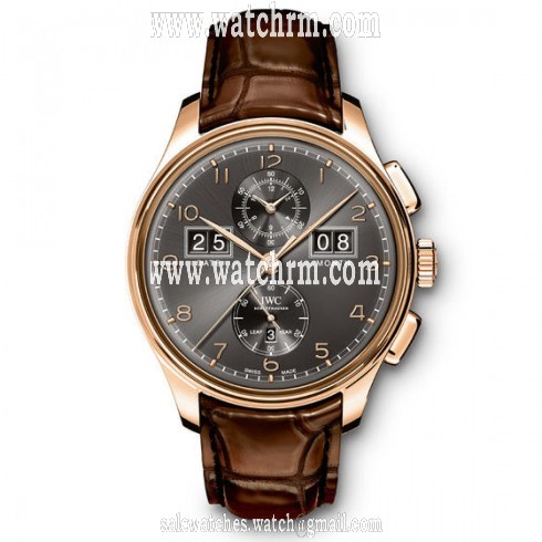 IWC Portugieser Perpetual Calendar 18K Rose Gold Automatic Men's Watch IW397202
