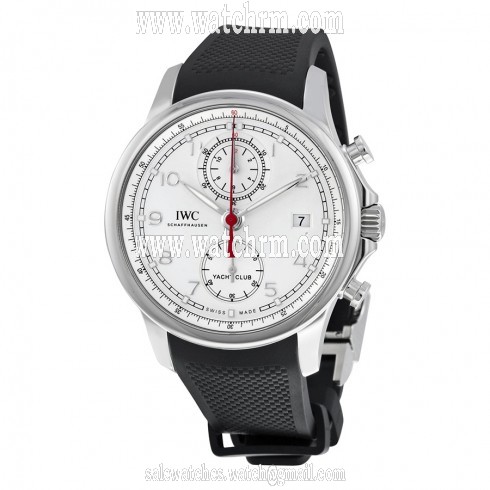 IWC Portugieser Yacht Club White Dial Black Automatic Men's Watch 3905-02