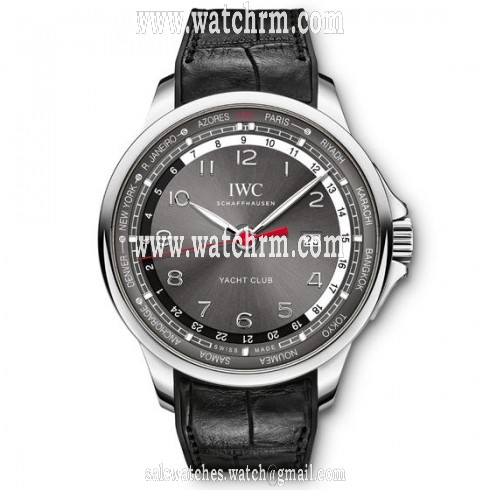 IWC Portugieser Yacht Club Worldtimer Ardoise Grey Dial Automatic Limited Editon Men's Watch IW326602