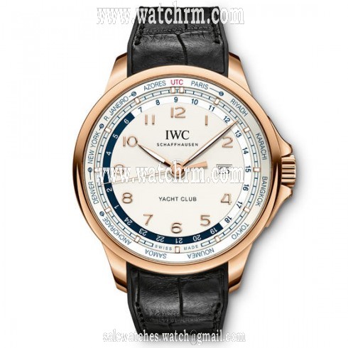 IWC Portugieser Yacht Club Worldtimer Silver Dial Automatic Men's Limited Edition Watch  IW326605