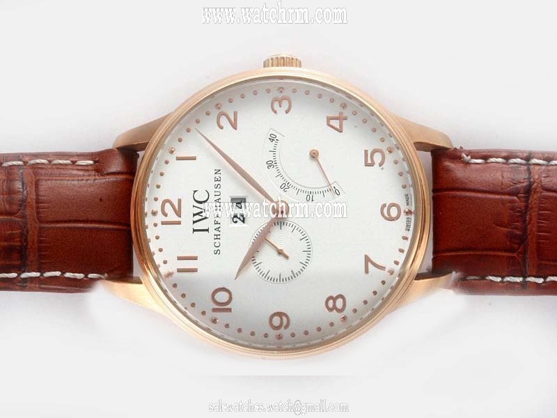 IWC Portuguese Chrono-Automatic IW371402 46mm White Dial Watch