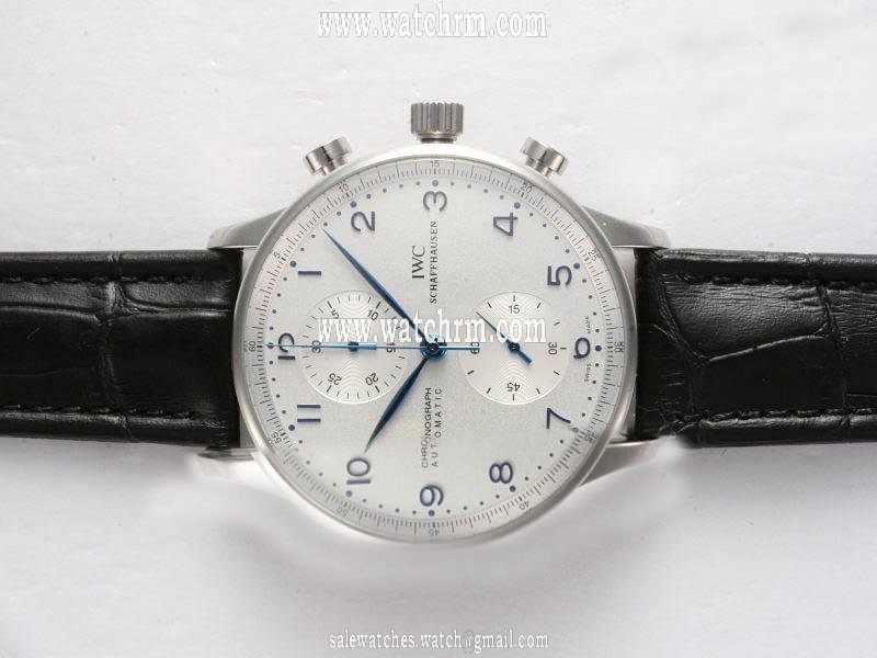 IWC Portuguese Chrono-Automatic IW371417 White Dial Round Watch