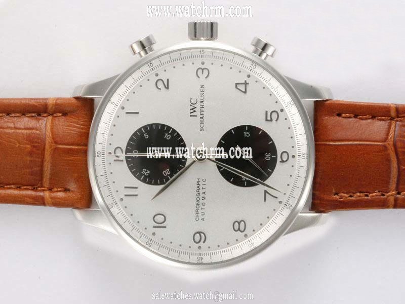 IWC Portuguese Chrono-Automatic IW371431 Stainless Steel Case Stainless Steel Bezel Watch