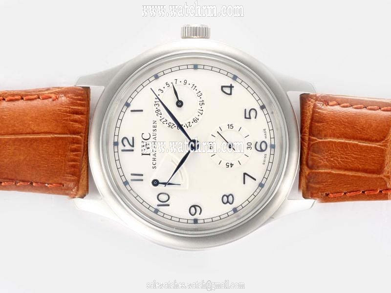 IWC Portuguese F.A. Jones IW544203 40mm White Dial Stainless Steel Case Watch