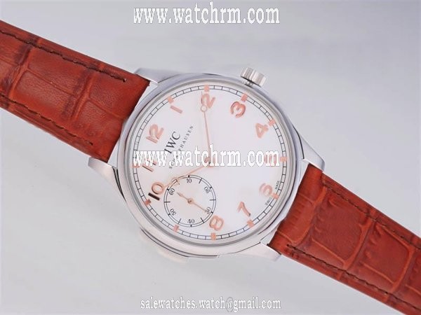 IWC Portuguese F.A. Jones IW544203 Round Stainless Steel Case White Dial Watch