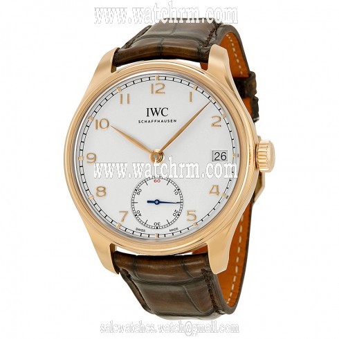 IWC Portuguese Manual Wind Eight Days Rose Gold Men's Watch IW510204