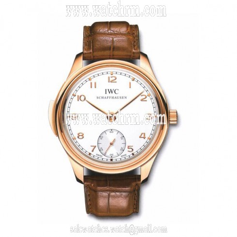 IWC Portuguese Minute Repeater Manual Wind Rose Gold Men's Watch IW544907