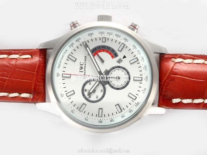 IWC Portuguese Minute Repeater Squelette IW524205 Womens Round Brown Ostrich Leather Strap Watch