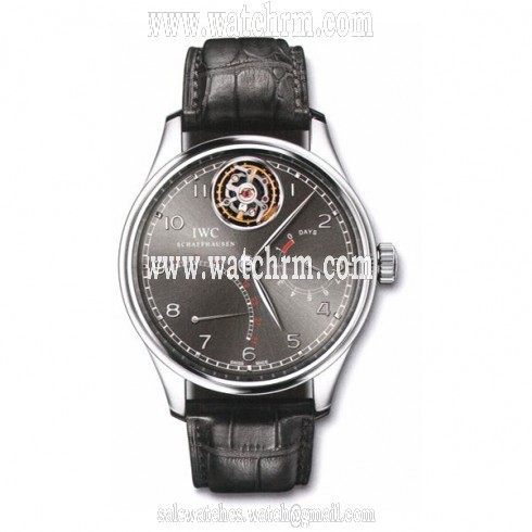 IWC Portuguese Tourbillon Mystere Retrograde Platinum Men's Watch IW504401