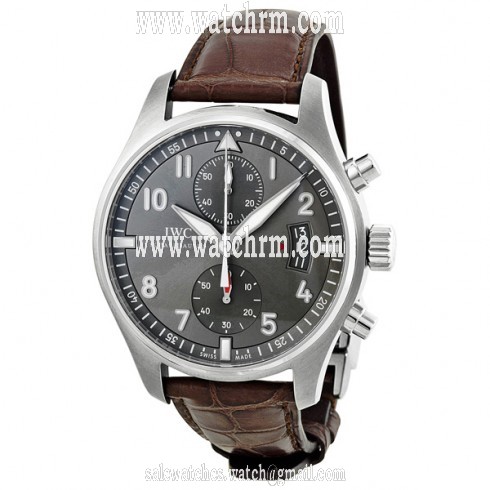 IWC Spitfire Chronograph Slate Grey Dial Men's Watch IW387802
