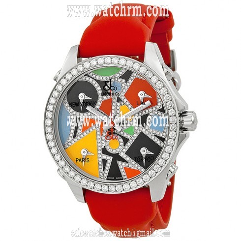 Jacob and Company Five Time Zone Diamond-Accented Multi-Colored Unisex Watch JCM115DA