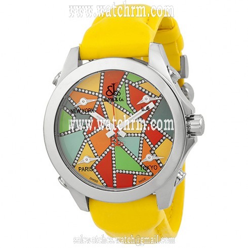 Jacob and Company Five Time Zones Diamond Accented Multi-Colored Dial Unisex Watch JCM117DA