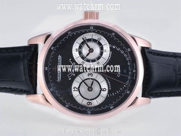 Jaeger-Lecoultre Duometre Chronographe 6012420 Automatic Black Dial Round Watch
