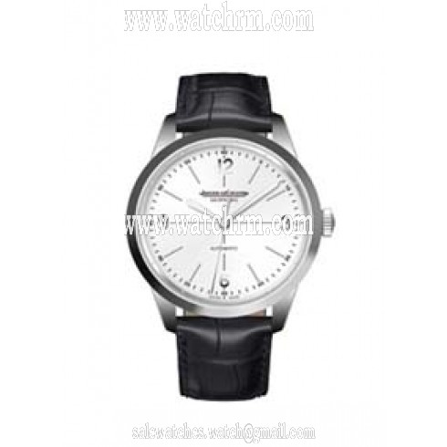 Jaeger LeCoultre Geophysic Automatic White Dial Black Leather Men's Watch Q8008520