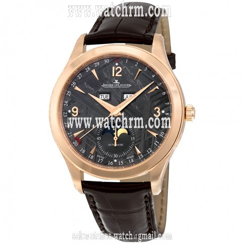 Jaeger LeCoultre Master Calendar Metorite Dial 18K Pink Gold Automatic Men's Watch Q1552540
