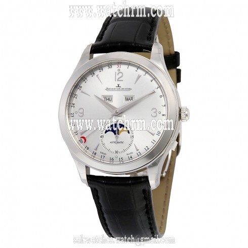 Jaeger LeCoultre Master Calendar Automatic Stainless Steel Men's Silver Dial Watch Q1558420