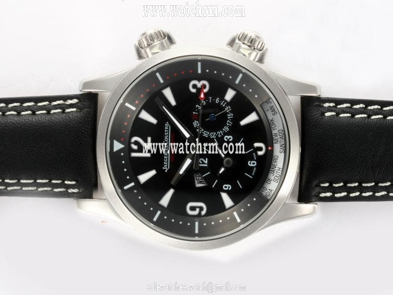 Jaeger-Lecoultre Master Compressor Automatic Lady 1748471 Round Black Dial Automatic Watch