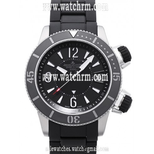 Jaeger LeCoultre Master Compressor Black Dial Titanium Rubber Men's Watch Q183T770