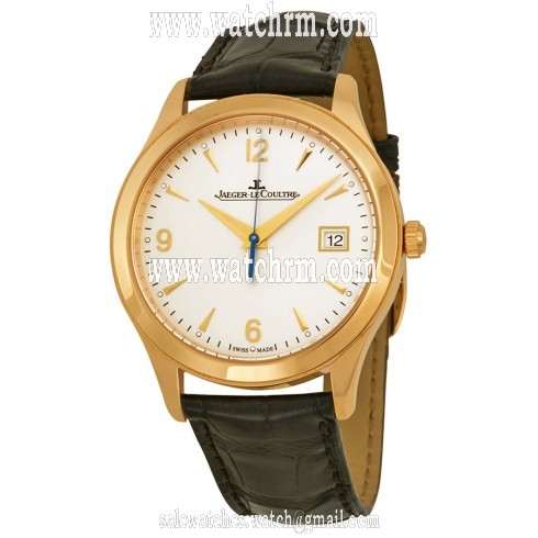 Jaeger LeCoultre Master Control Automatic Ivory Dial Leather Men's Watch Q1542520