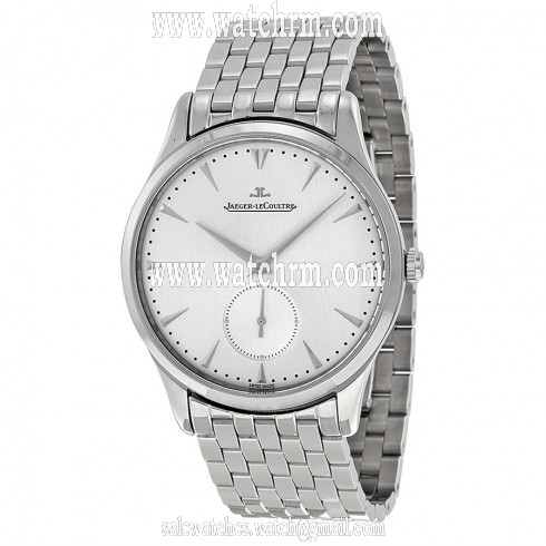Jaeger LeCoultre Master Control Grande Ultra Thin Silver Dial Stainless Steel Men's Watch Q1358120