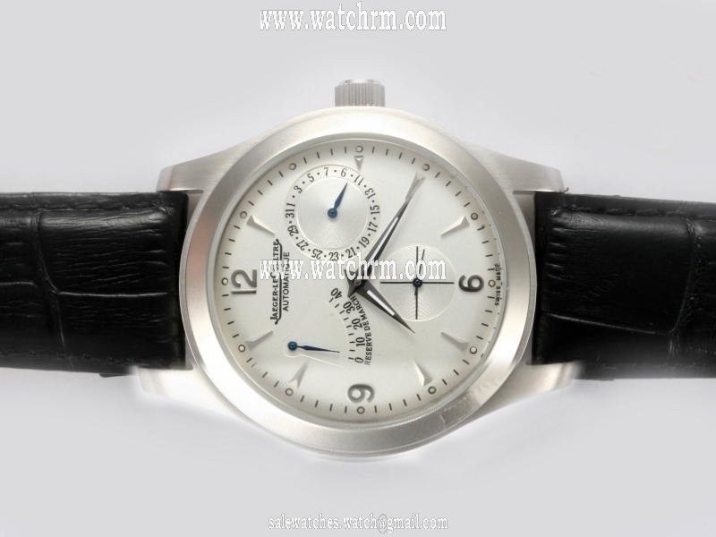 Jaeger-Lecoultre Master Control Reserve de Marche 1488406 38mm Automatic White Dial Watch