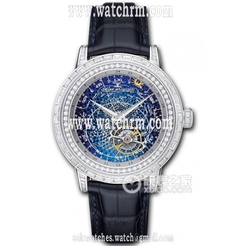 Jaeger LeCoultre Master Grande Tradition Tourbillon Guilloche and Lacquered Dial Men's Watch Q5073401