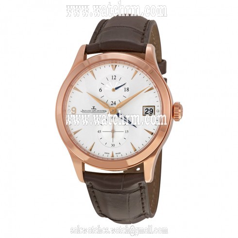 Jaeger LeCoultre Master Hometime Silvered Dial Men's Watch Q1622530