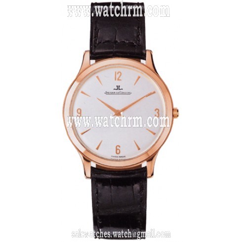 Jaeger LeCoultre Master Ultra Thin Manual Wind Rose Gold Men's Watch Q1452504