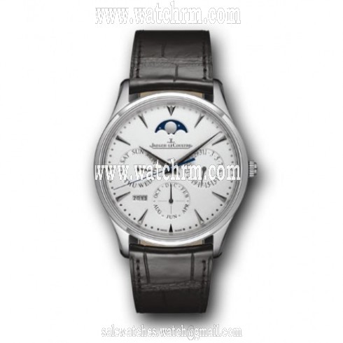 Jaeger LeCoultre Master Ultra Thin Perpetual Calendar White Gold Men's Watch Q1303520