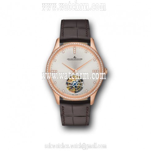 Jaeger LeCoultre Master Ultra Thin Tourbillon Silver Dial Automatic Men's Watch Q1322401