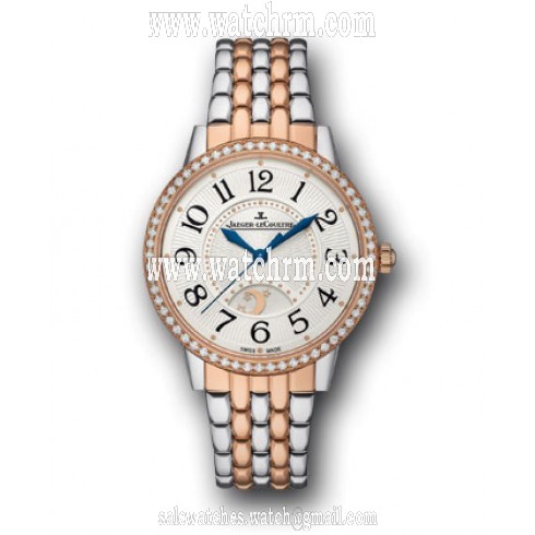 Jaeger LeCoultre Rendez-vous Night and Day Steel and 18K Pink Gold Ladies Watch Q3444120
