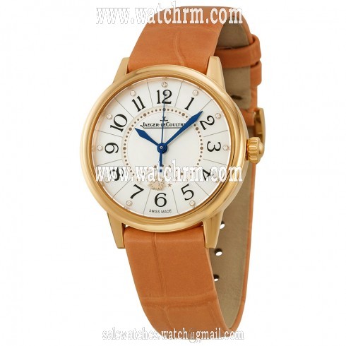 Jaeger Lecoultre Rendez-vous Night & Day Mother of Pearl Dial Gold Leather Ladies Watch Q3462590