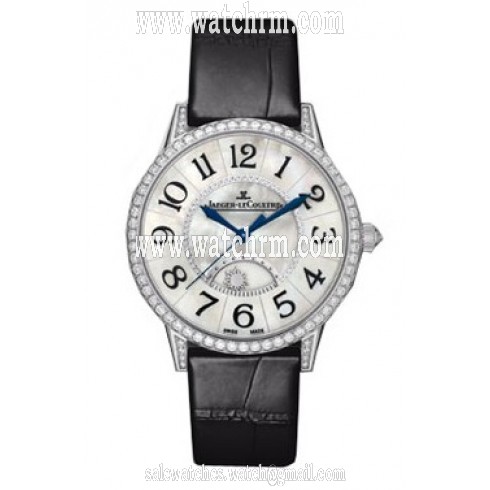 Jaeger LeCoultre Rendez-Vous Night & Day Mother Of Pearl Dial Leather Automatic Ladies Watch Q3433491