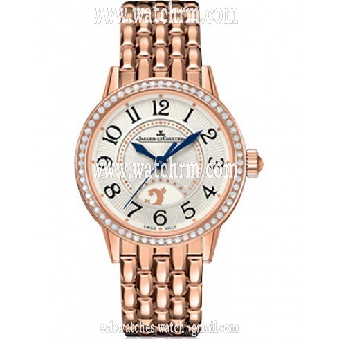Jaeger LeCoultre Rendez-Vous Silver Dial 18kt Rose Gold Automatic Ladies Watch Q3462121