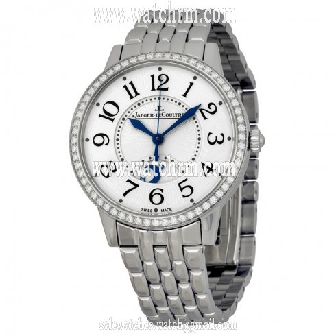 Jaeger LeCoultre Rendez-Vous Silver Dial Stainless Steel Diamond Ladies Watch Q3448120