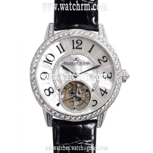 Jaeger LeCoultre Rendez-Vous Tourbillon Mother of Pearl Dial Ladies Watch Q3413403