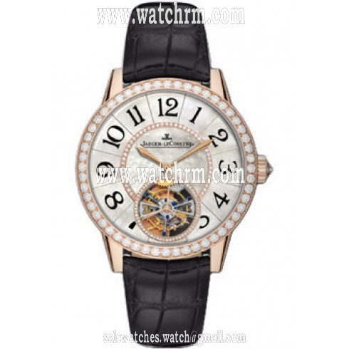 Jaeger LeCoultre Rendez-Vous Tourbillon Mother of Pearl Diamond Dial Men's Watch Q3412405