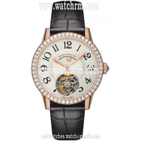 Jaeger LeCoultre Rendez-Vous Tourbillon Night & Day Silver Sunburst Dial Ladies Watch Q3412407