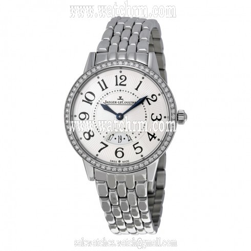 Jaeger LeCoultre Rendez-Vous White Dial Diamond Bezel Stainless Steel Ladies Watch Q3478121