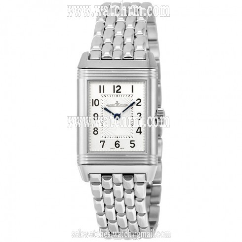 Jaeger LeCoultre Reverso Classic Small Duetto Stainless Steel Ladies Watch Q2668130