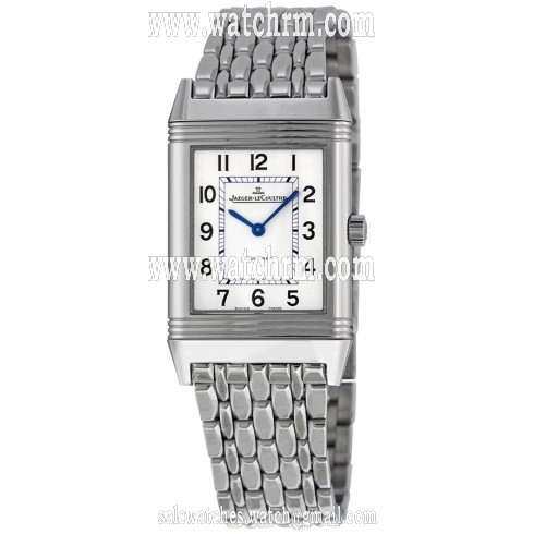 Jaeger LeCoultre Reverso Classic White Dial Stainless Steel Men's Watch Q2518110
