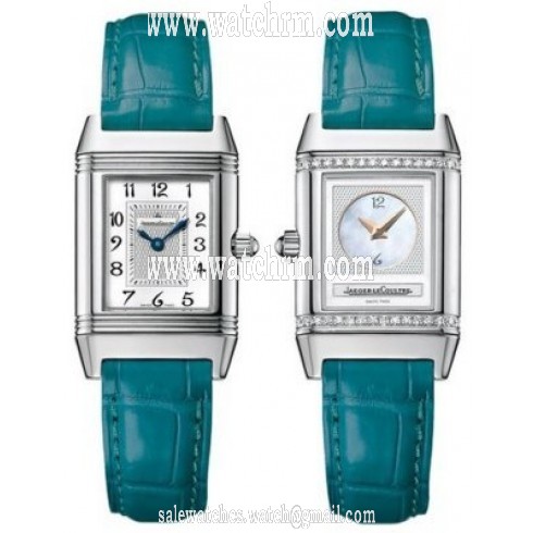 Jaeger LeCoultre Reverso Duetto Classique Silver Dial Automatic Ladies Watch Q2568403