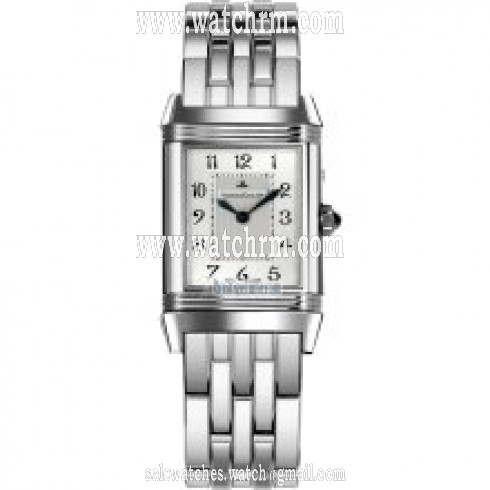 Jaeger LeCoultre Reverso Duetto Duo Silver Dial Stainless Steel Automatic Ladies Watch Q2698120