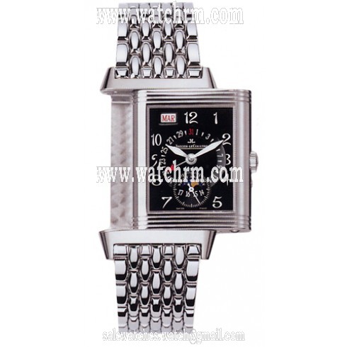 Jaeger LeCoultre Reverso Grande Date 18kt White Gold Men's Watch 274.31.7A