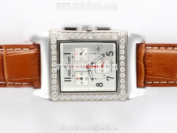 Jaeger-Lecoultre Reverso Squadra Chronograph GMT 7018620 Mens Rectangle Watch